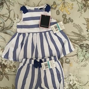 Two piece set for baby girl
